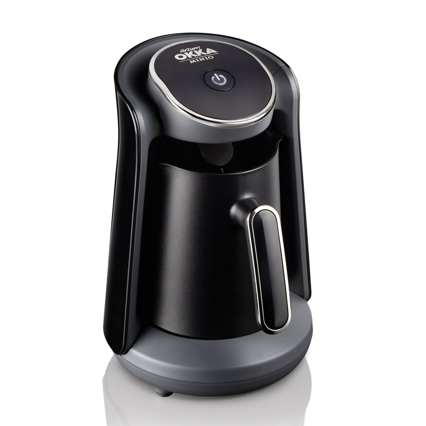 Arzum Okka Minio Automatic Turkish Coffee Maker Black Silver | Barsonist
