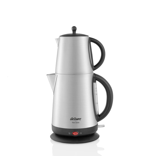 Arzum Tea Tock Electric Turkish Tea Maker Stainless Steel 2200W | Barsonist