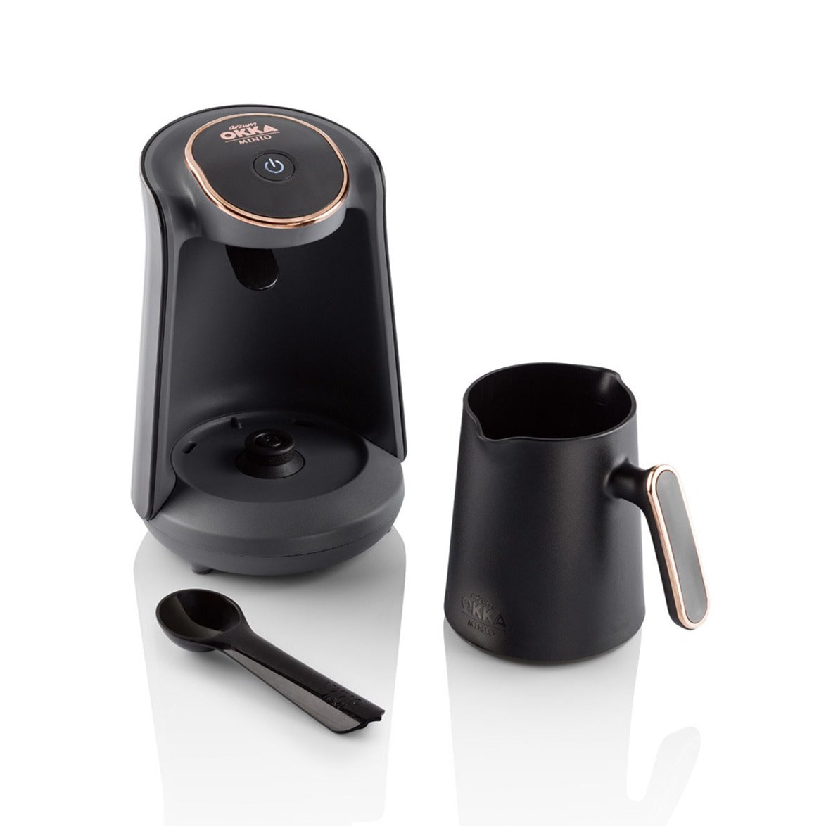 Arzum Okka Minio Automatic Turkish Coffee Maker Black Silver | Barsonist