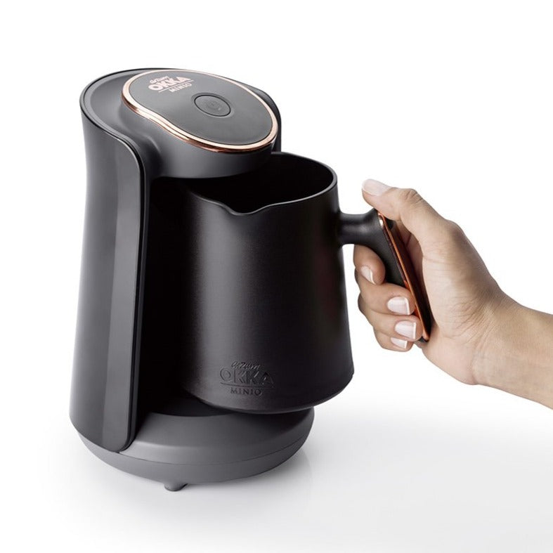 Arzum Okka Minio Automatic Turkish Coffee Maker Black Silver | Barsonist
