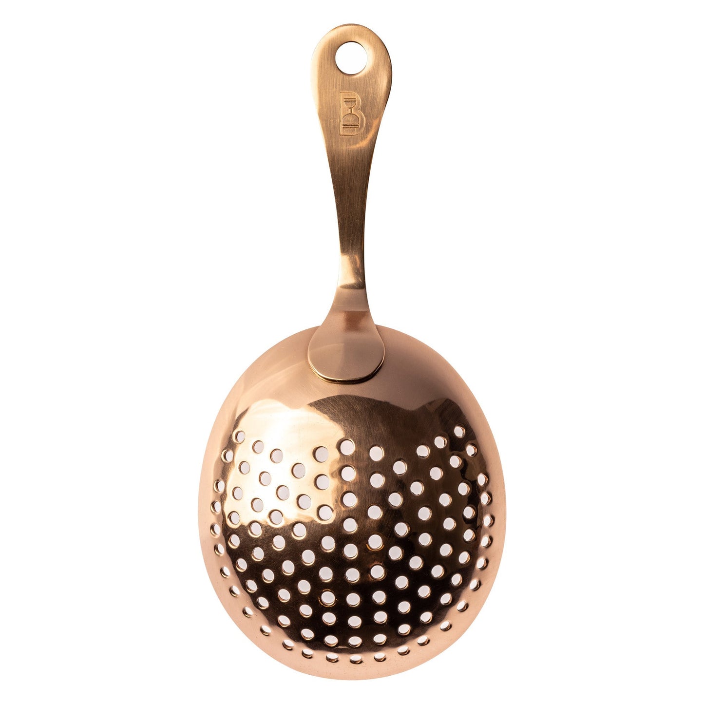 Solid Copper & Brass Julep Strainer - 100% Metal Cocktail Strainer | Barsonist