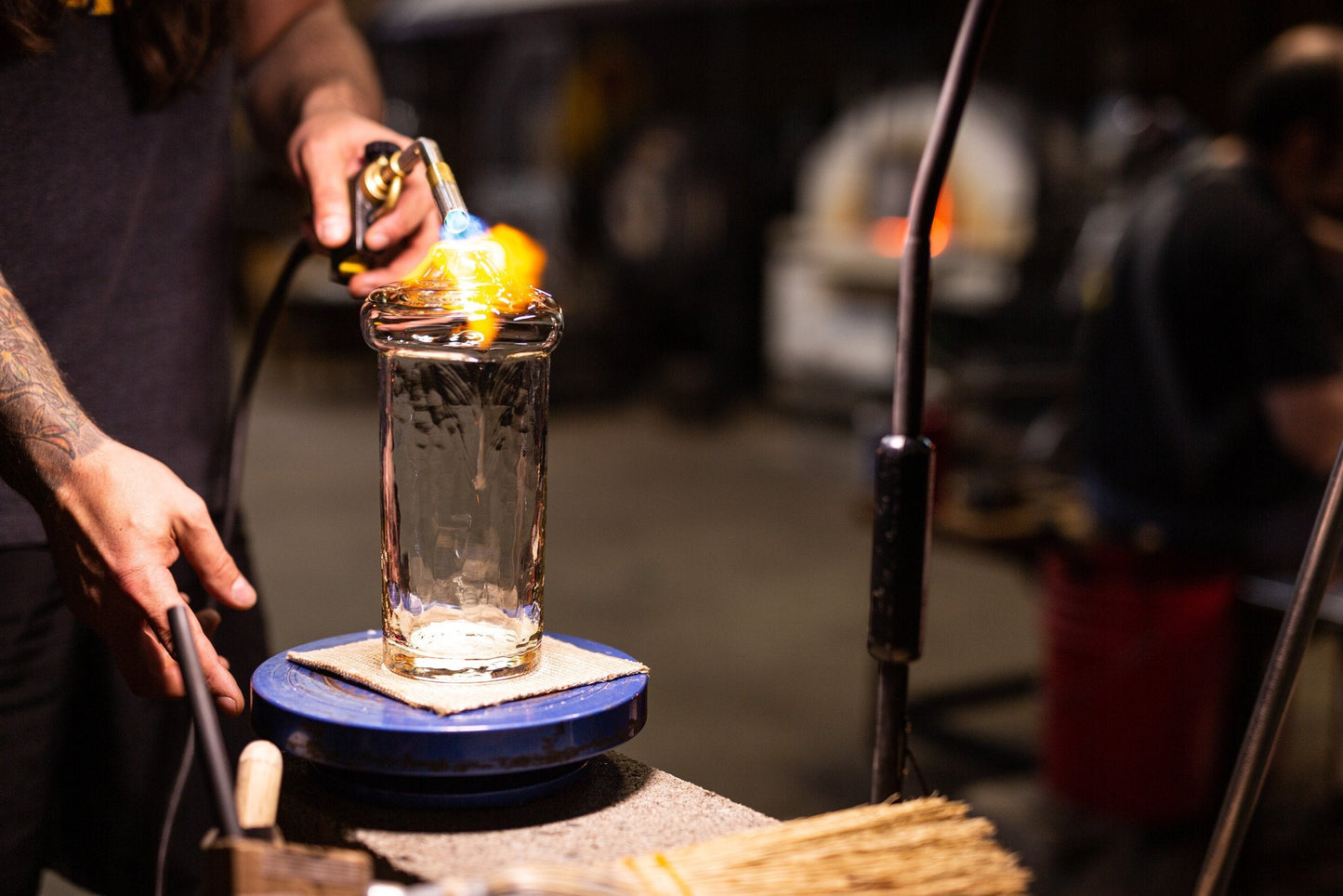 Artisan Series Hand-Blown Mixing Glass - American Venetian-Style Vessel | Barsonist