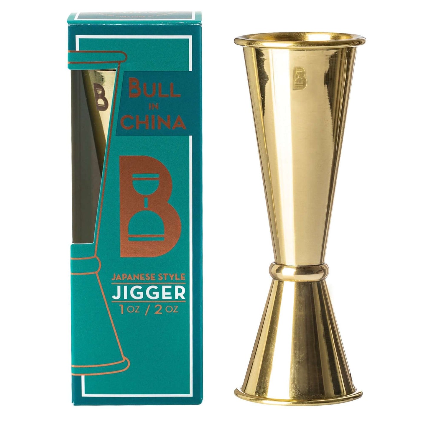 Solid Copper & Brass Japanese Jigger - 100% Metal Dual-Sided Measuring Tool | Barsonist