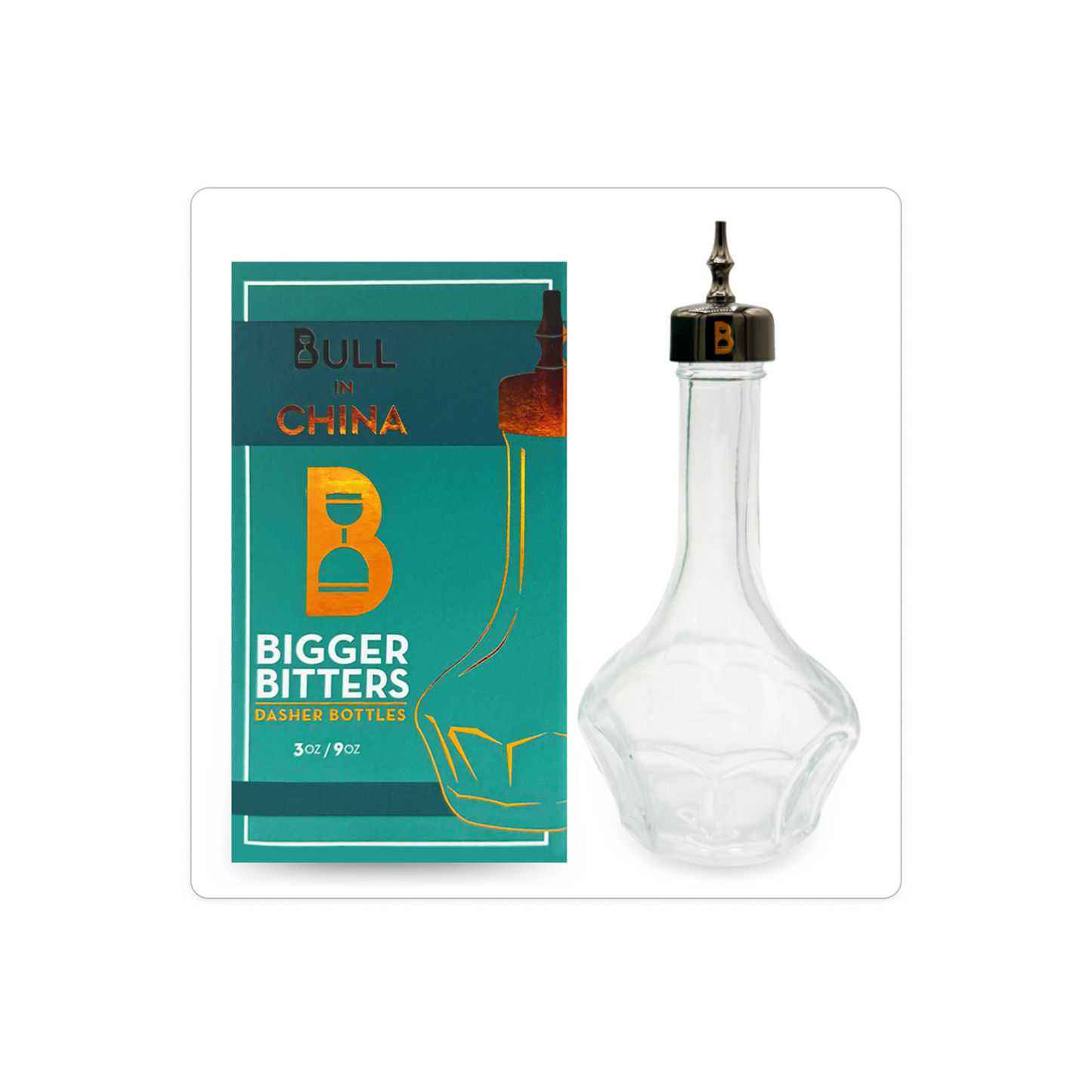 Bigger Bitters Bottles - 3oz/90ml Professional Dasher Bottles | High-Volume Bar Bitters Dispensers | Barsonist