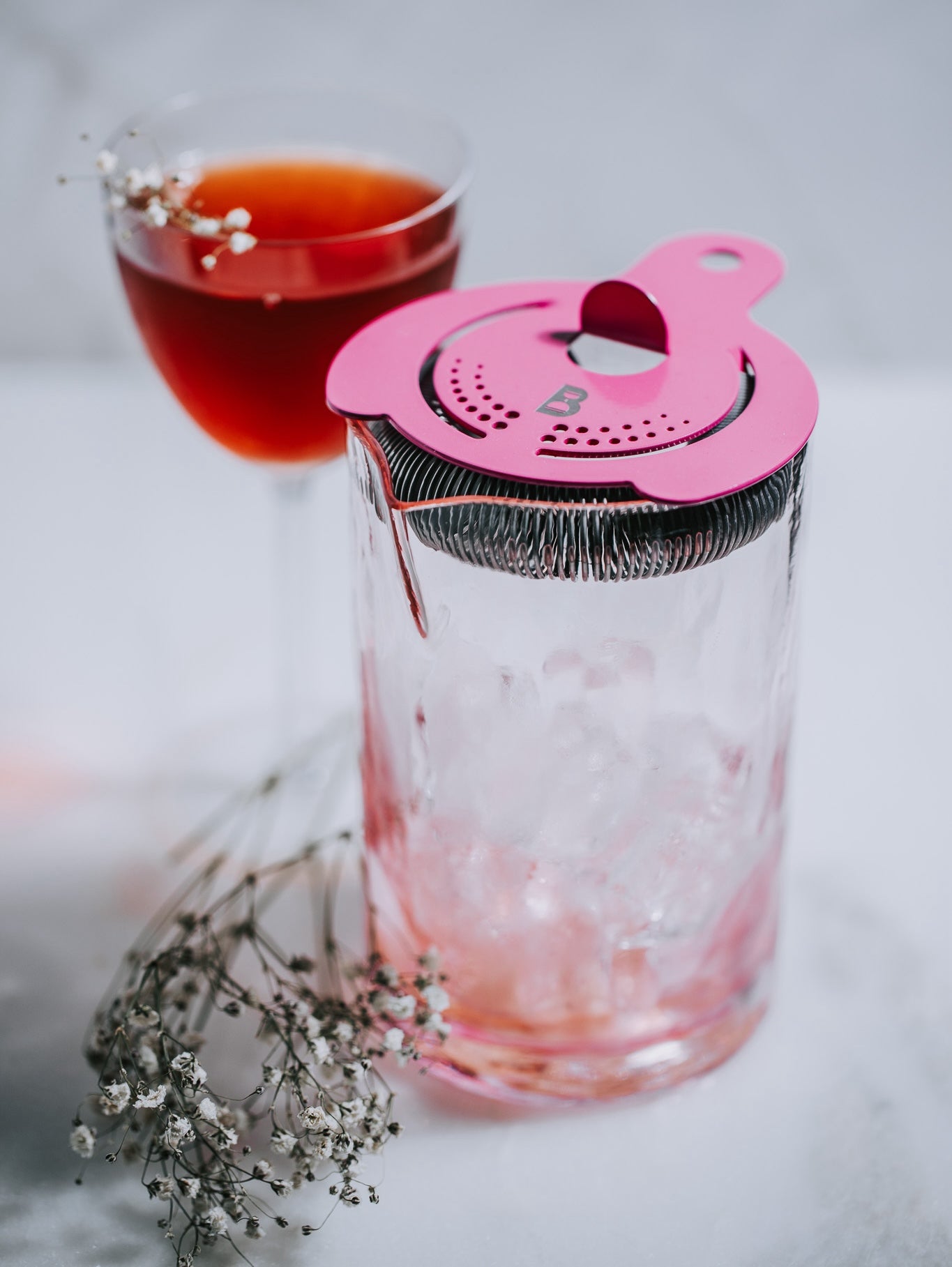 The Hawthorne Strainer - Cherry Blossom Limited Edition | USA-Made Professional Cocktail Strainer | Barsonist