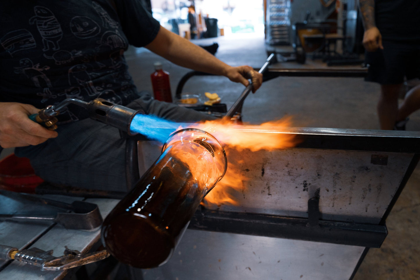 Artisan Mixing Glass – Death & Co. Collaboration Edition | Hand-Blown in Pacific Northwest | Barsonist