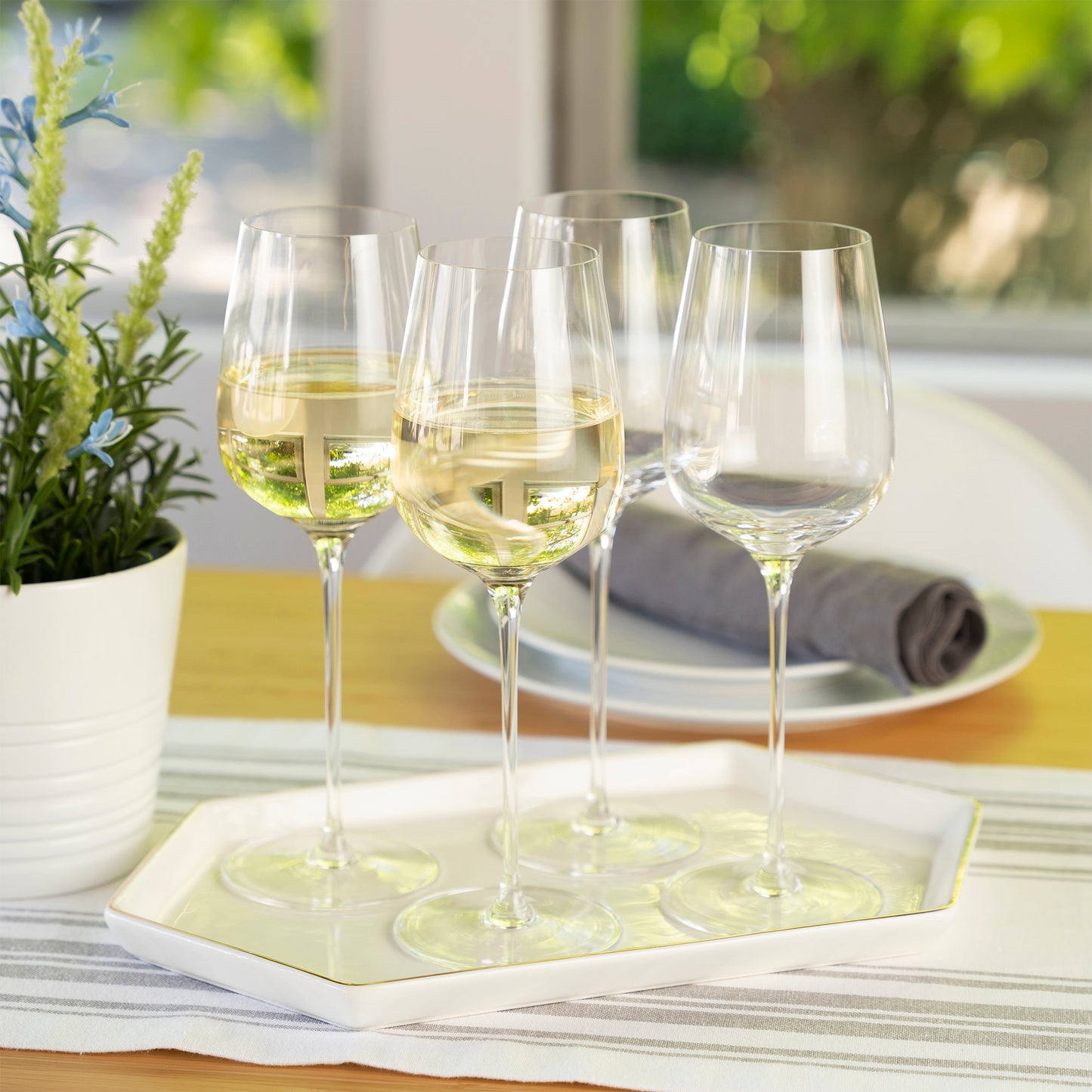 Spiegelau Willsberger 12.9 oz White Wine Glass Set (4-Pack)