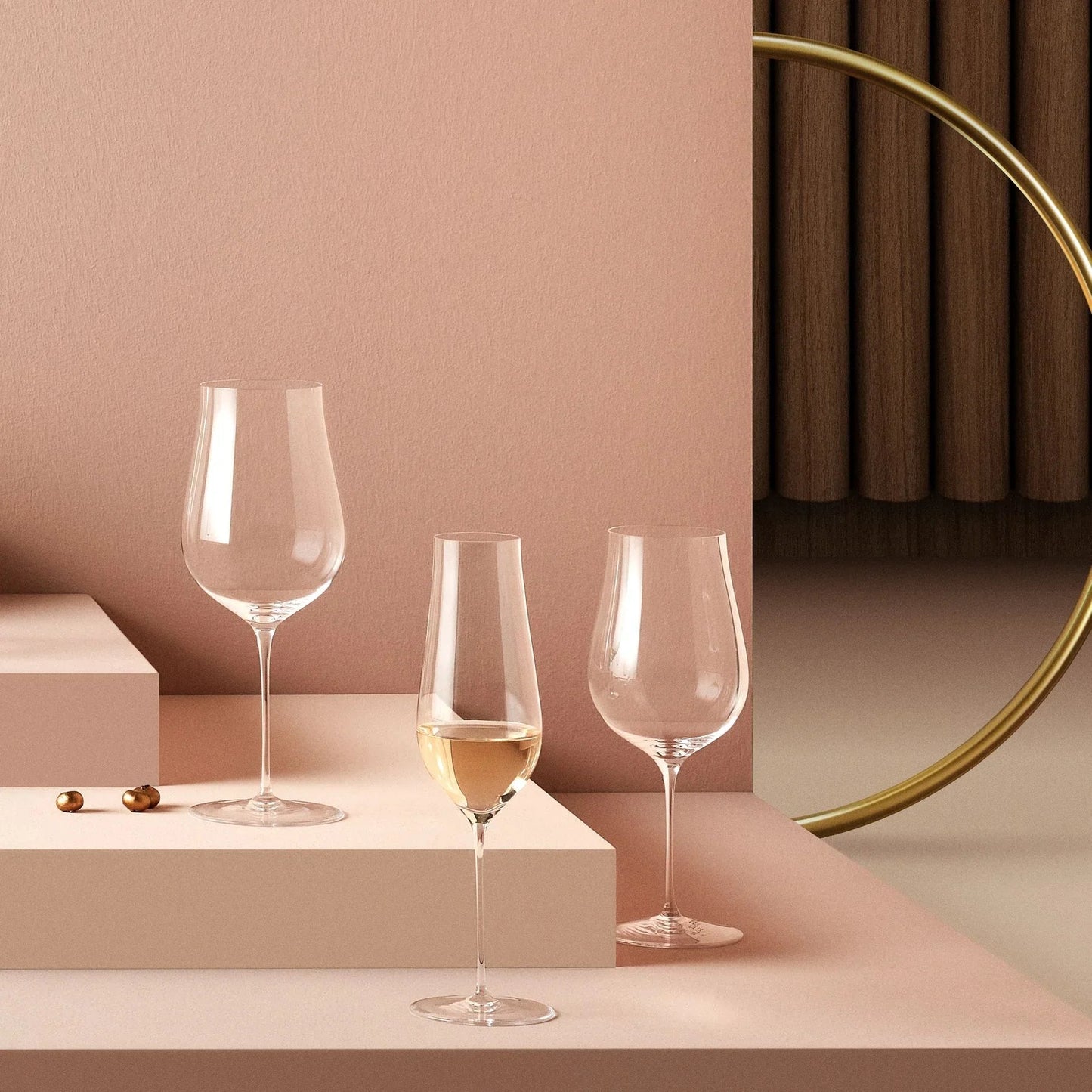 NUDE Ghost Zero Tulip White Wine Glass, Ion-Shielded Lead-Free Crystal | Barsonist