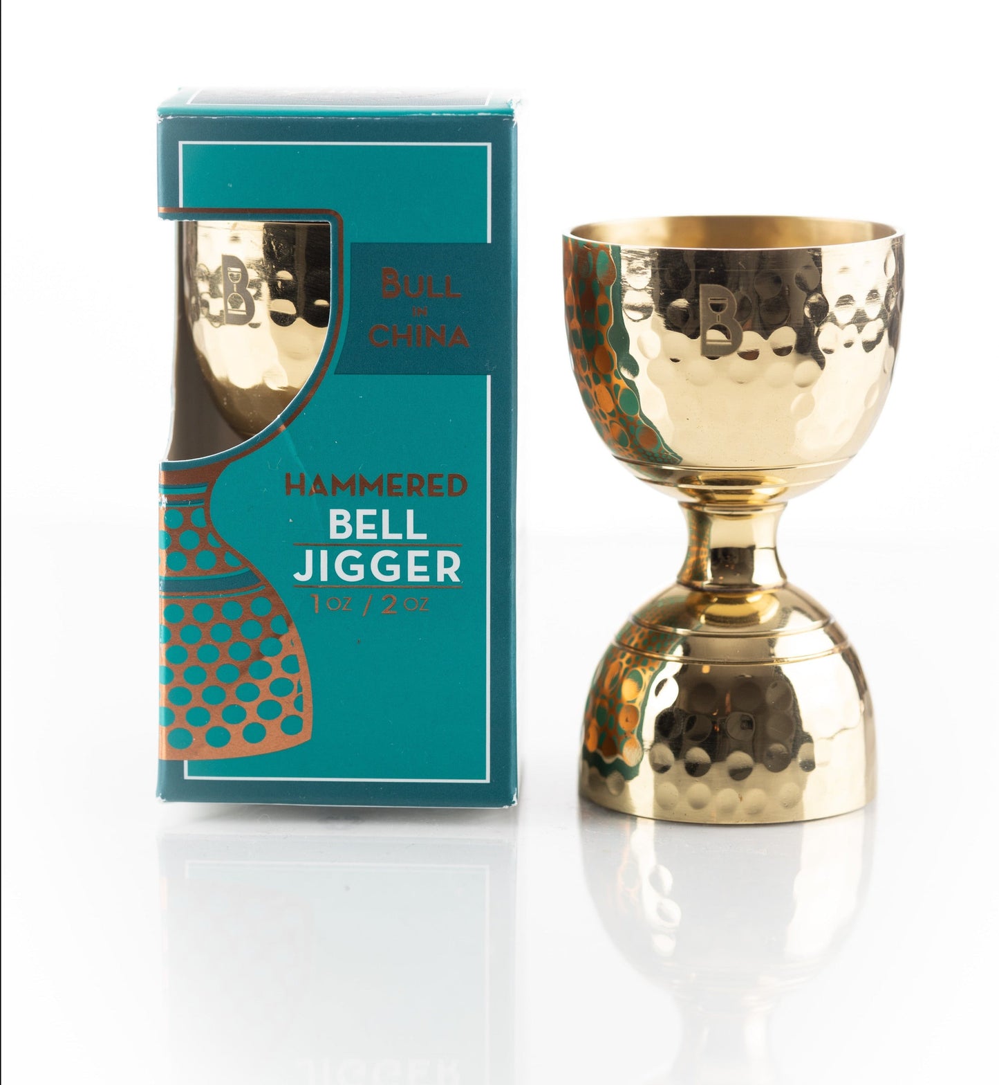 Hammered Bell Jigger - Handcrafted Bartender Precision Tool | Barsonist
