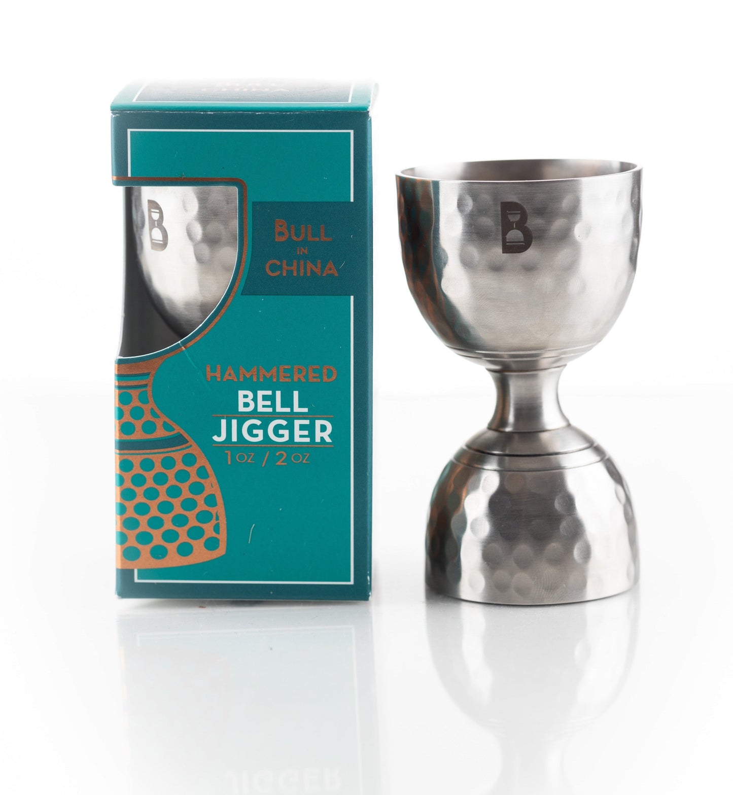 Hammered Bell Jigger - Handcrafted Bartender Precision Tool | Barsonist