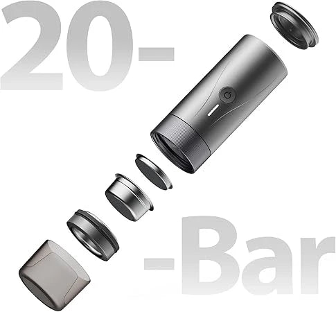 Portable Espresso Machine - Professional Travel Coffee Maker Easy to Carry