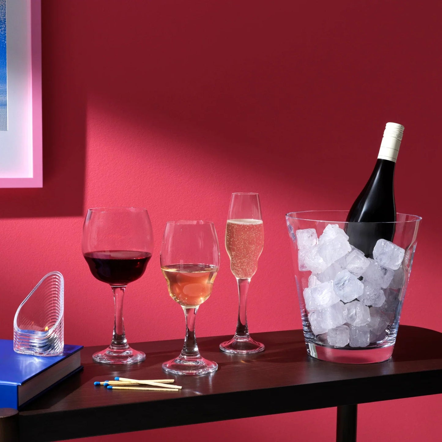 NUDE Heads Up Red Wine Glasses Set of 2 | Barsonist