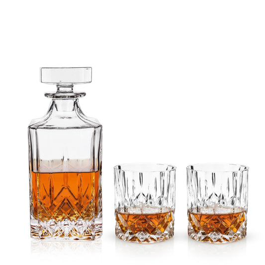 Professional Crystal Whiskey Glasses Set - Premium Rocks Glasses for Bourbon & Scotch