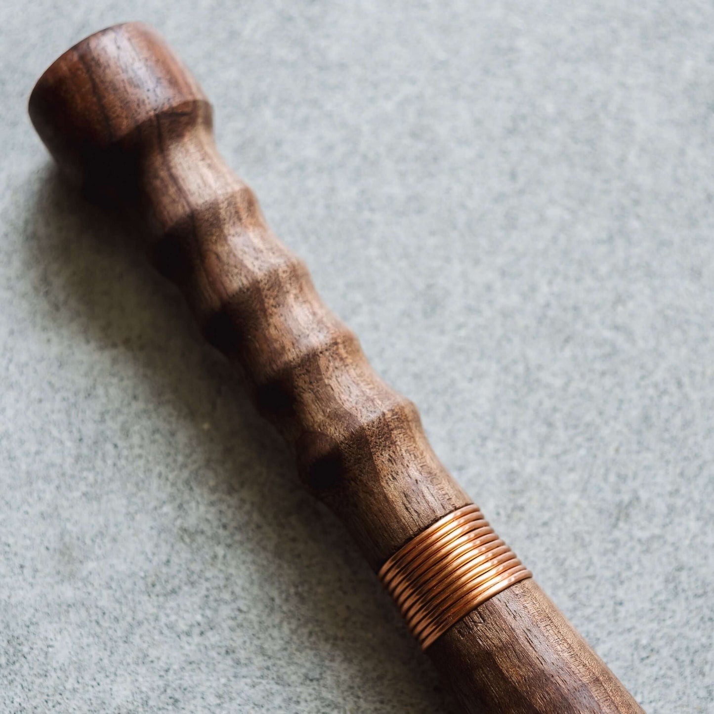 Hand-Carved Black Walnut Muddler - Oregon Hardwood Cocktail Tool | Barsonist