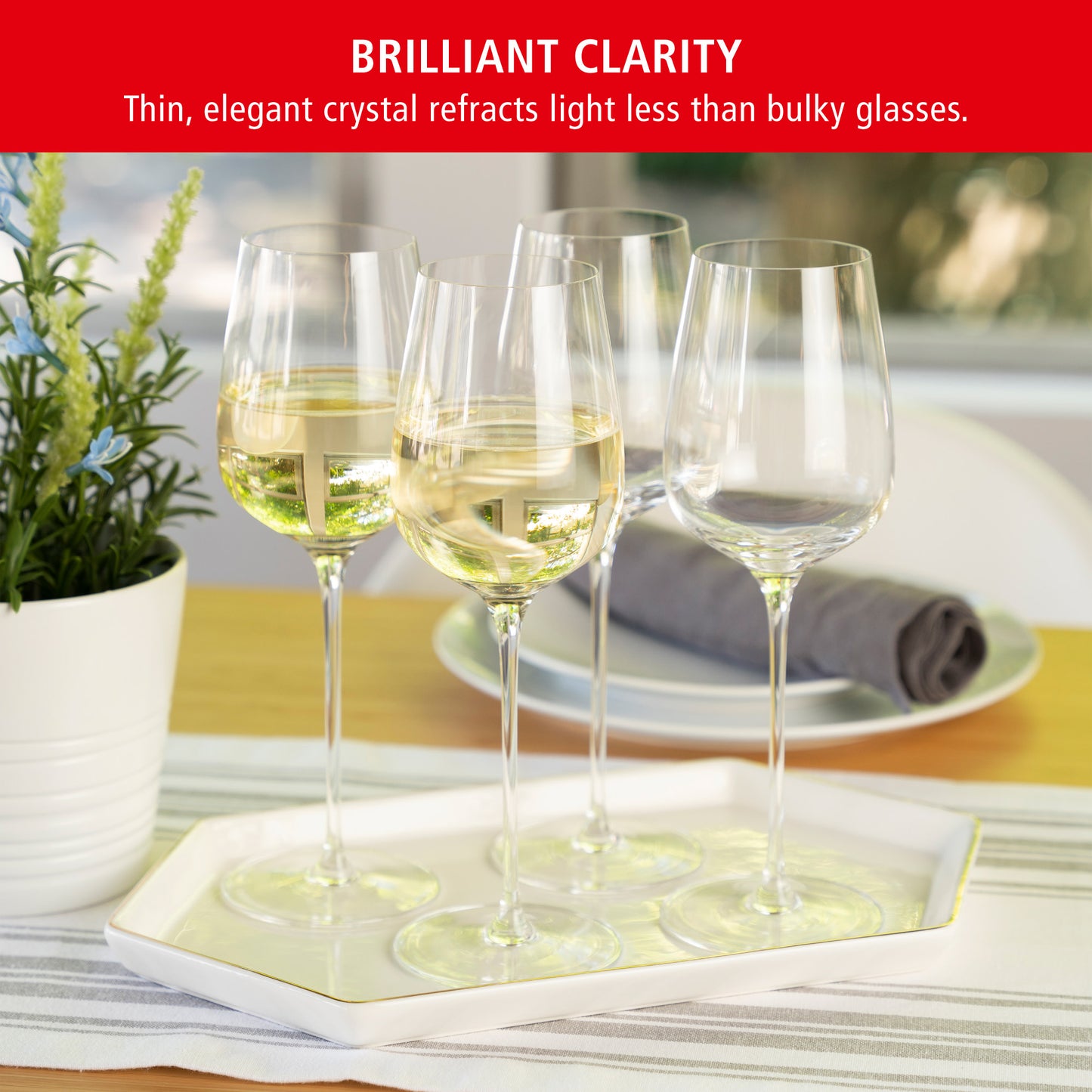 Spiegelau Willsberger 12.9 oz White Wine Glass Set (4-Pack)