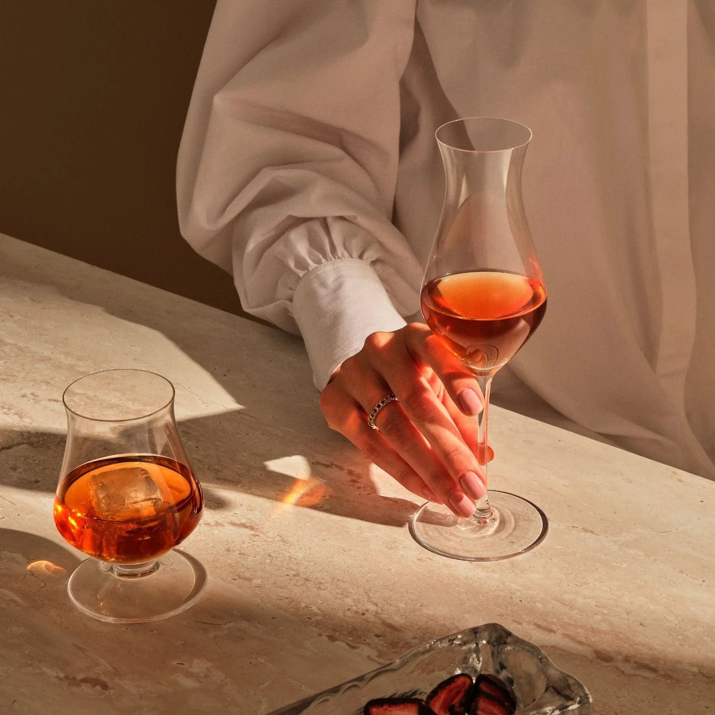 NUDE Islands Tall Whiskey Tasting Glasses Set of 2 | Barsonist