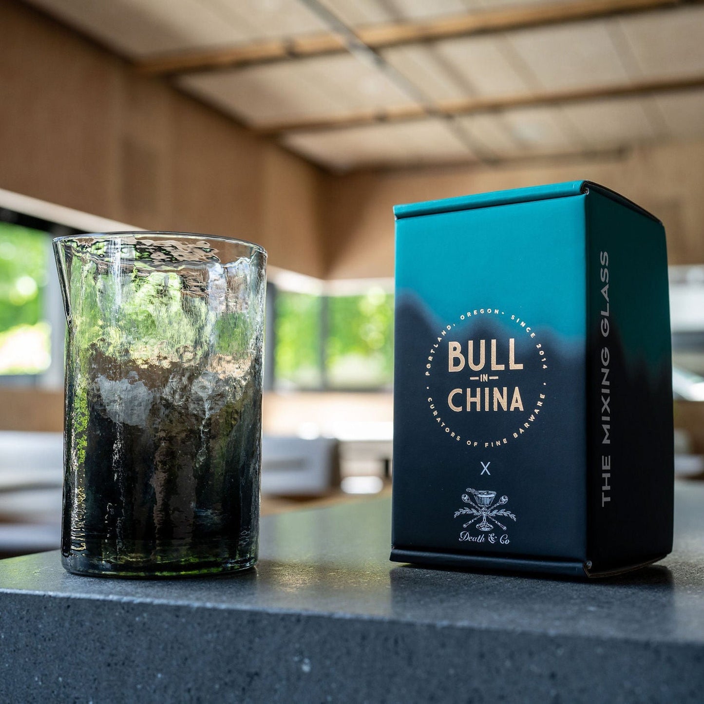 Artisan Mixing Glass – Death & Co. Collaboration Edition | Hand-Blown in Pacific Northwest | Barsonist