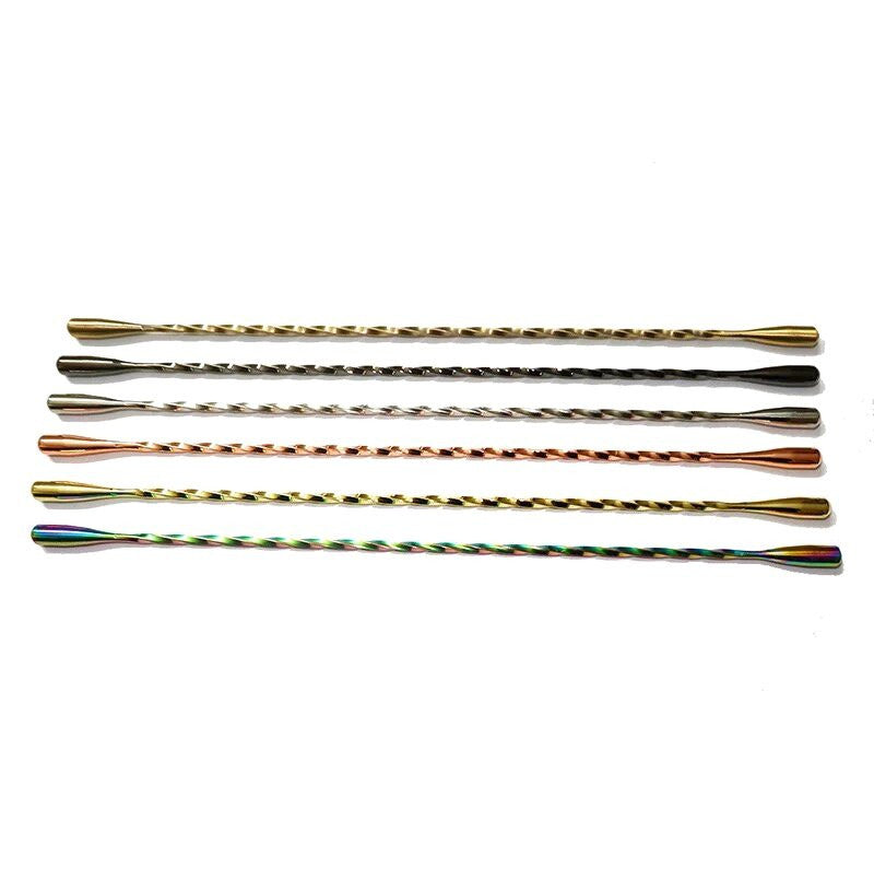 Double-Ended Teardrop Stirring Wand - Professional Bartender Bar Spoon | Barsonist