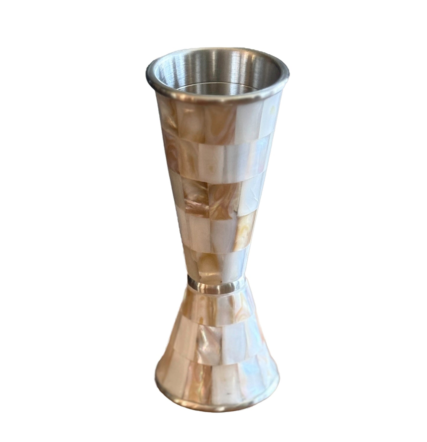 Mother of Pearl Japanese Jigger - Artisan Inlay Measuring Tool | Barsonist