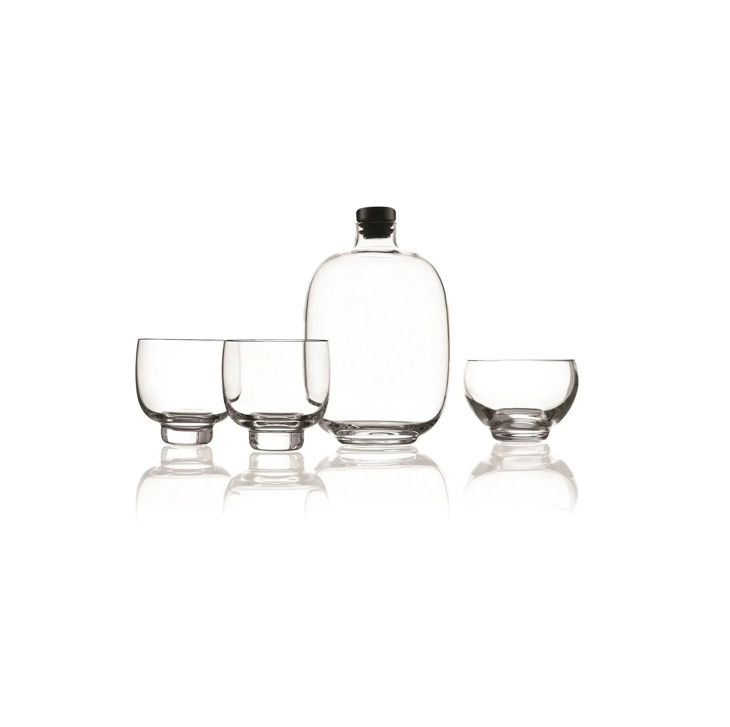 NUDE Malt Whiskey Carafe, Glass and Serving Bowl Gift Set | Barsonist