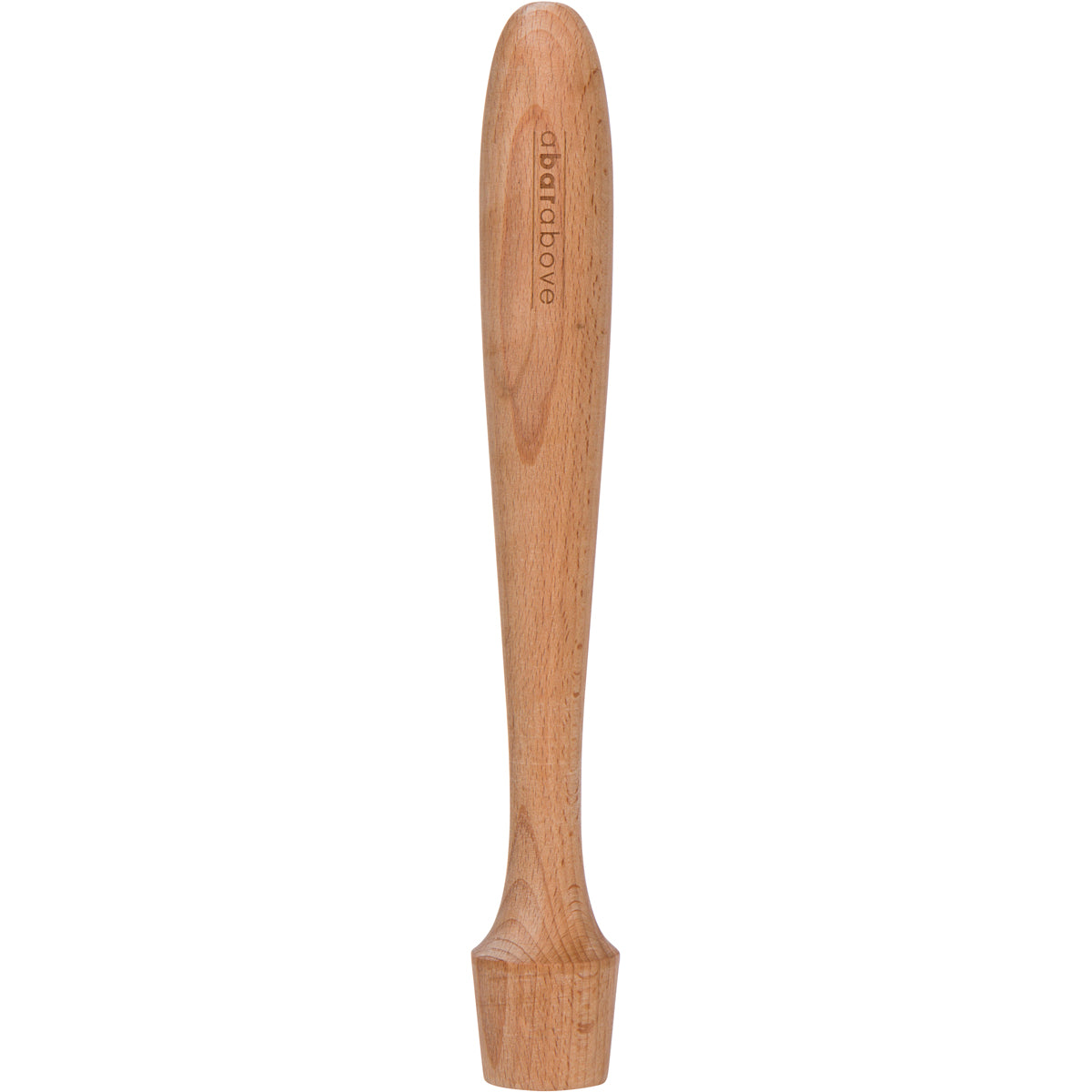 Professional 12" Hardwood Cocktail Muddler - Extra Long Ergonomic Bar Muddler for Shaker Tins