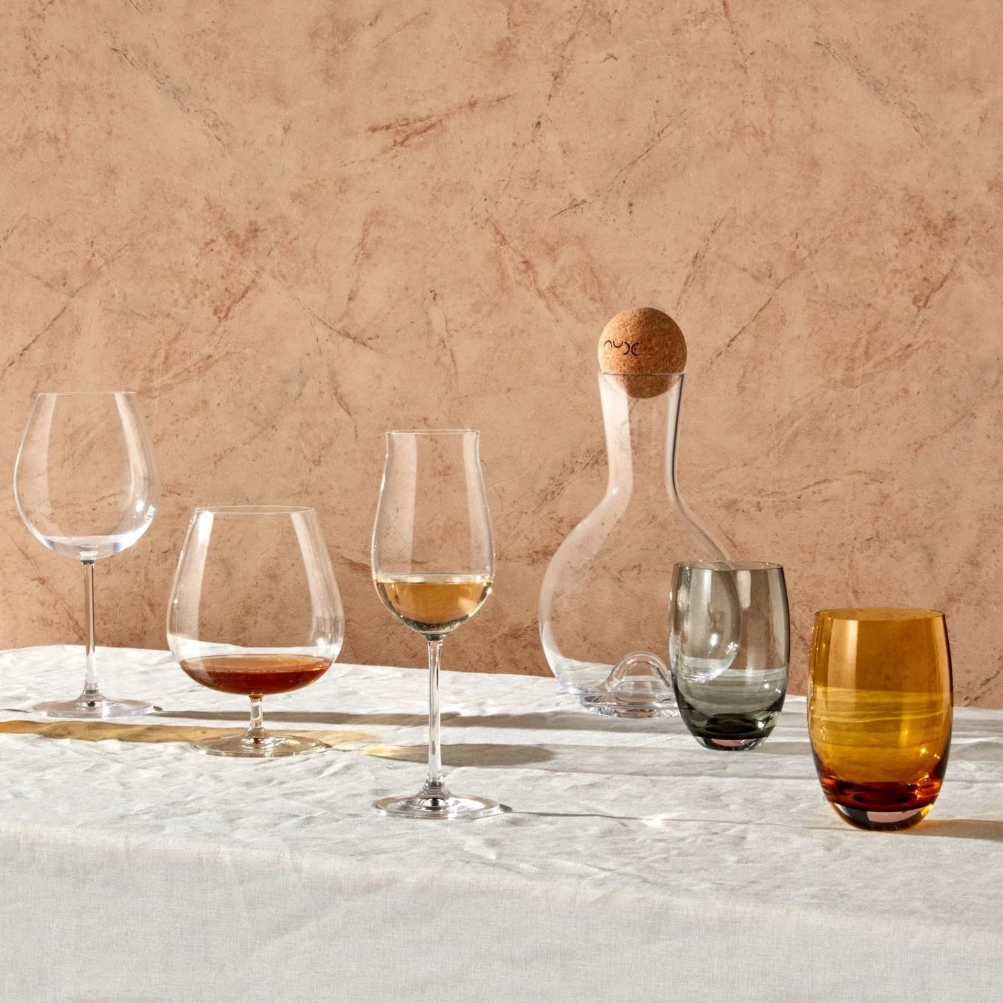 NUDE Vintage Rosé Wine Glasses Set of 2 | Barsonist