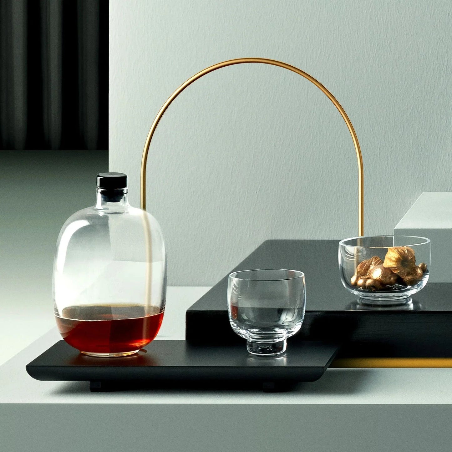 NUDE Malt Whiskey Bottle with Wooden Tray | Barsonist