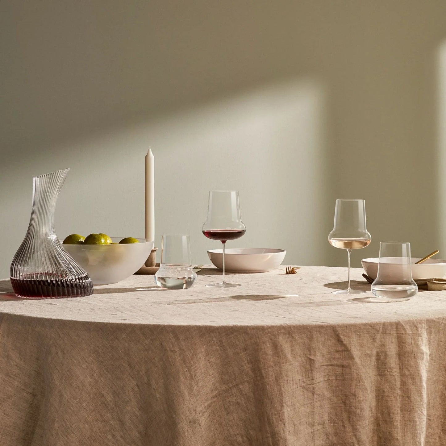 NUDE Ghost Zero Belly Red Wine Glass, Ion-Shielded Lead-Free Crystal | Barsonist