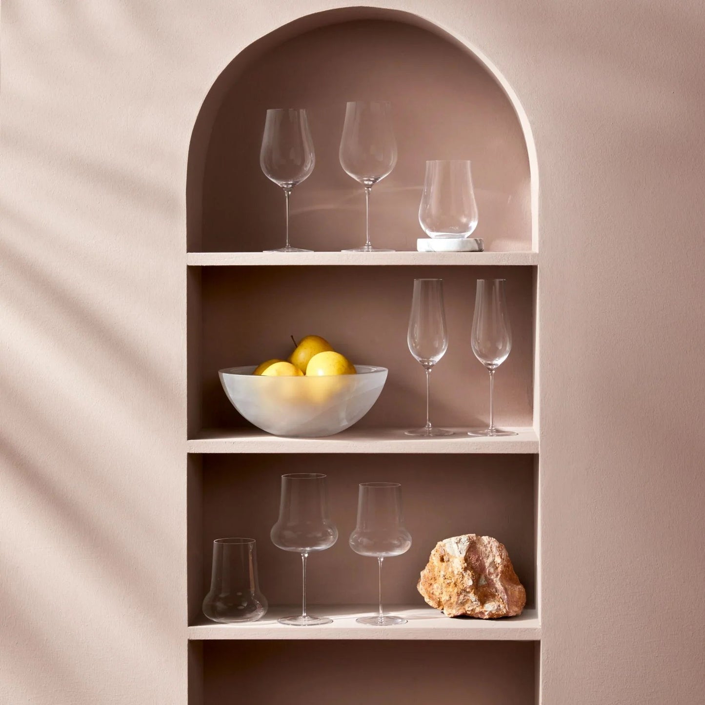 NUDE Ghost Zero Tulip White Wine Glass, Ion-Shielded Lead-Free Crystal | Barsonist