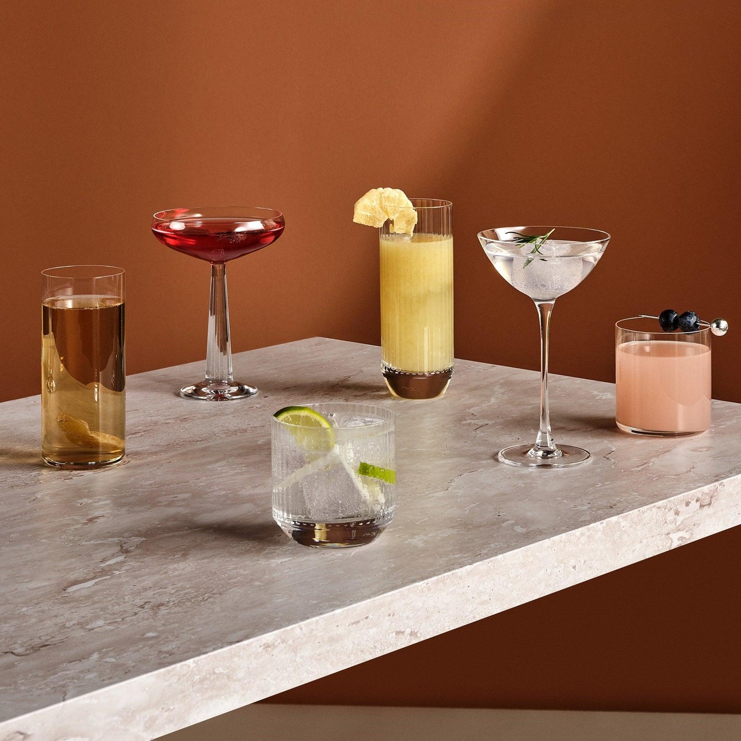 NUDE Finesse Lead-Free Crystal Whiskey Glasses Set of 4 | Barsonist