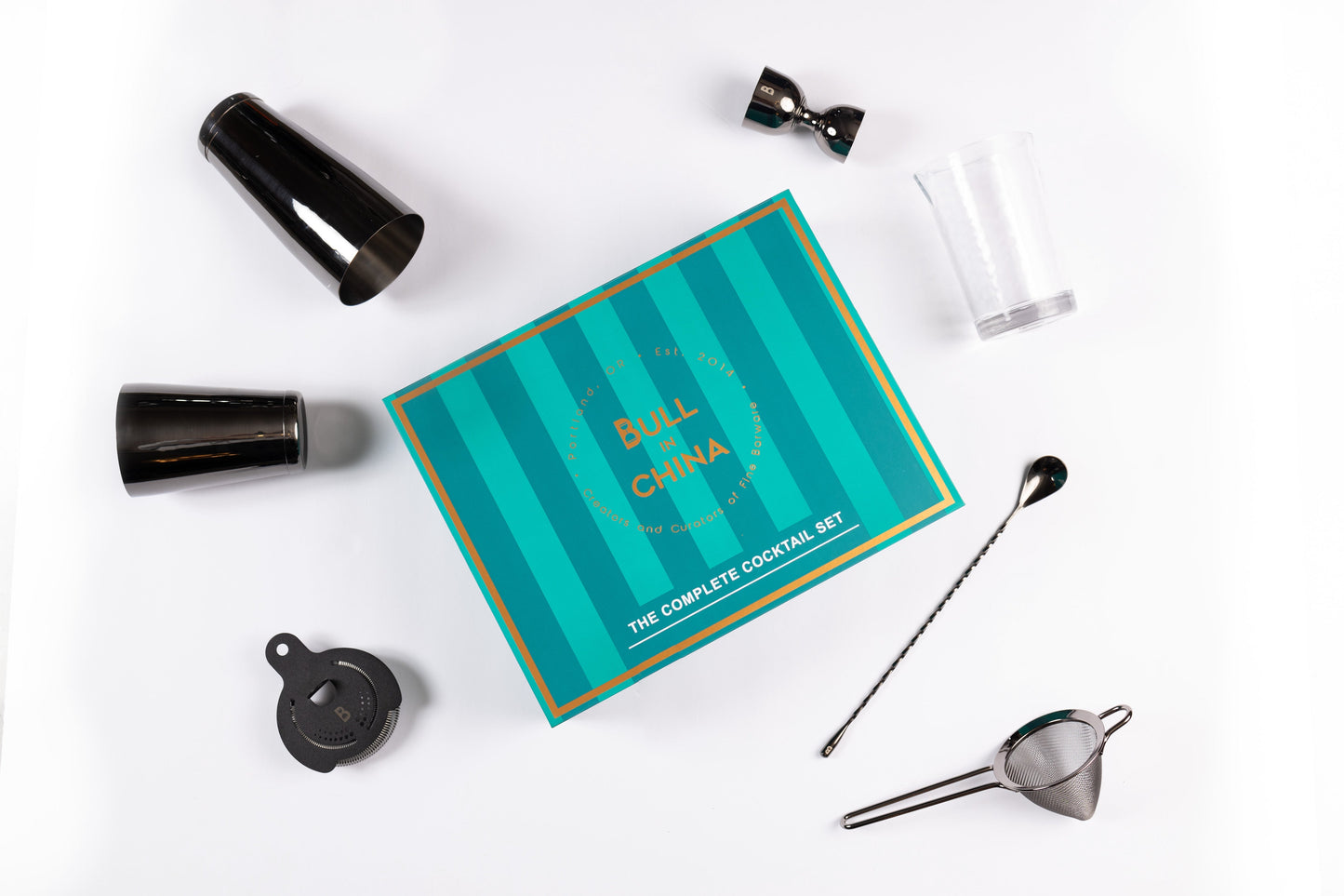 Complete Professional Cocktail Tool Set - 6-Piece Bartender Kit | Barsonist