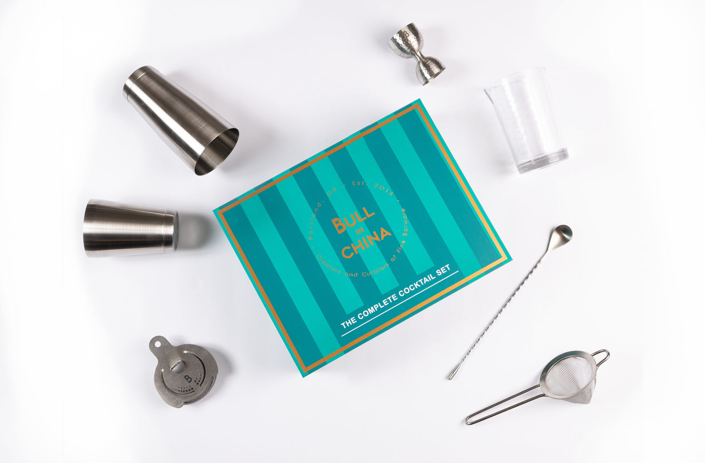Complete Professional Cocktail Tool Set - 6-Piece Bartender Kit | Barsonist