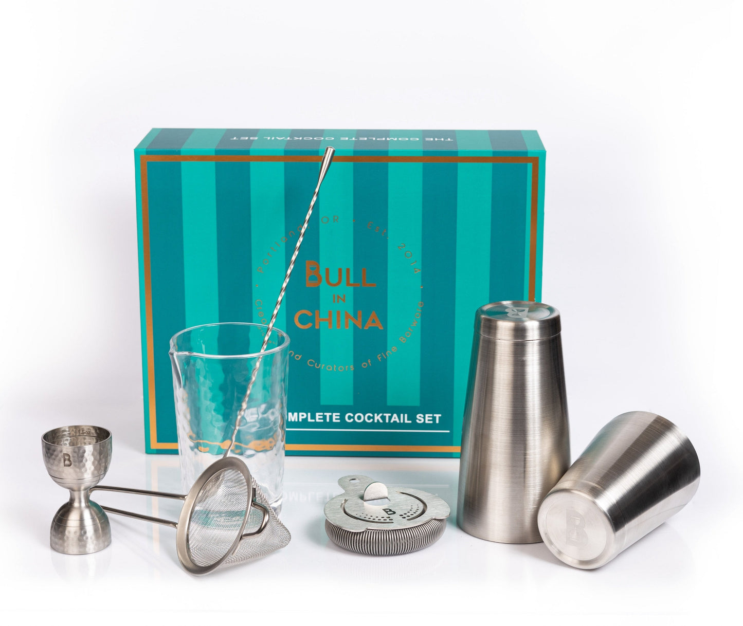 Complete Professional Cocktail Tool Set - 6-Piece Bartender Kit | Barsonist