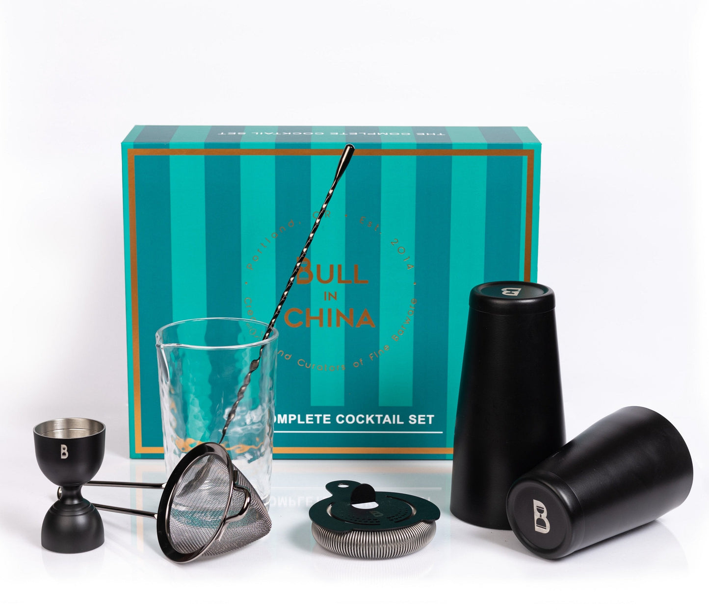 Complete Professional Cocktail Tool Set - 6-Piece Bartender Kit | Barsonist