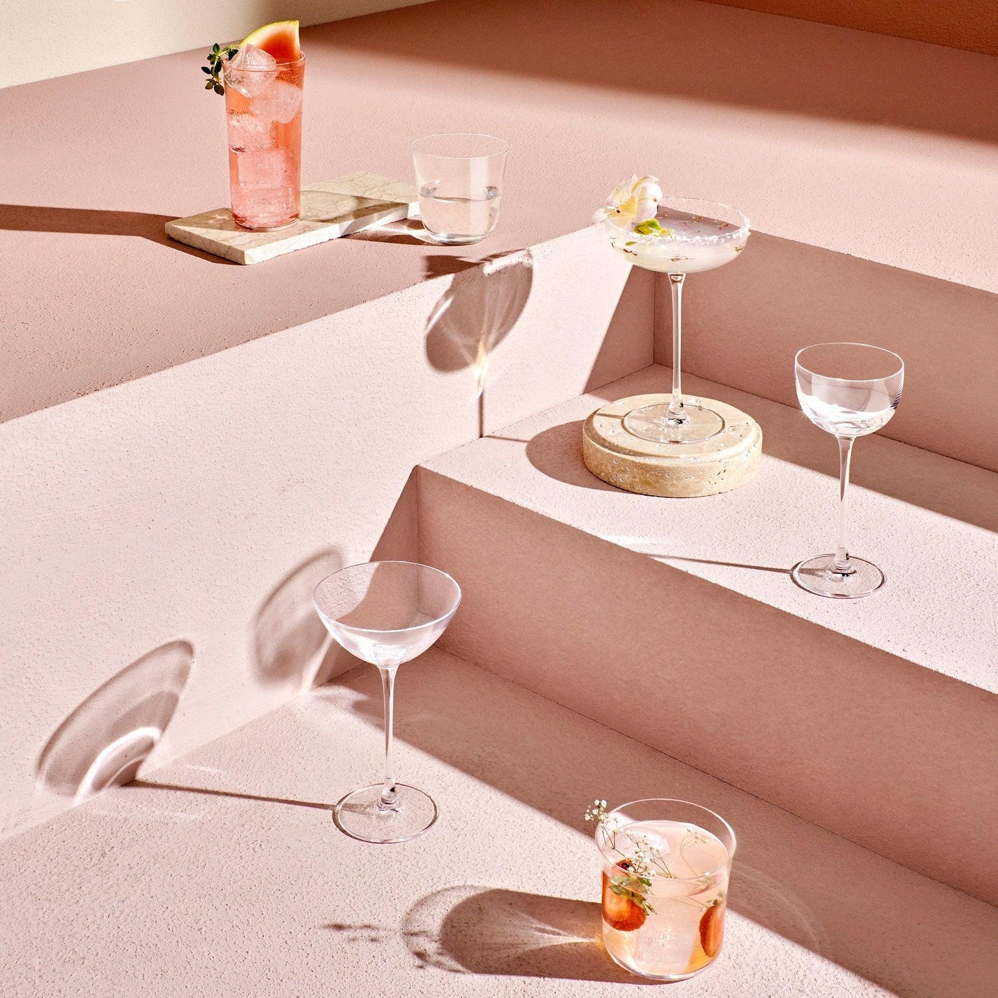 NUDE Savage Pony Glasses, Set of 2, Lead-Free Crystal by Rémy Savage | Barsonist