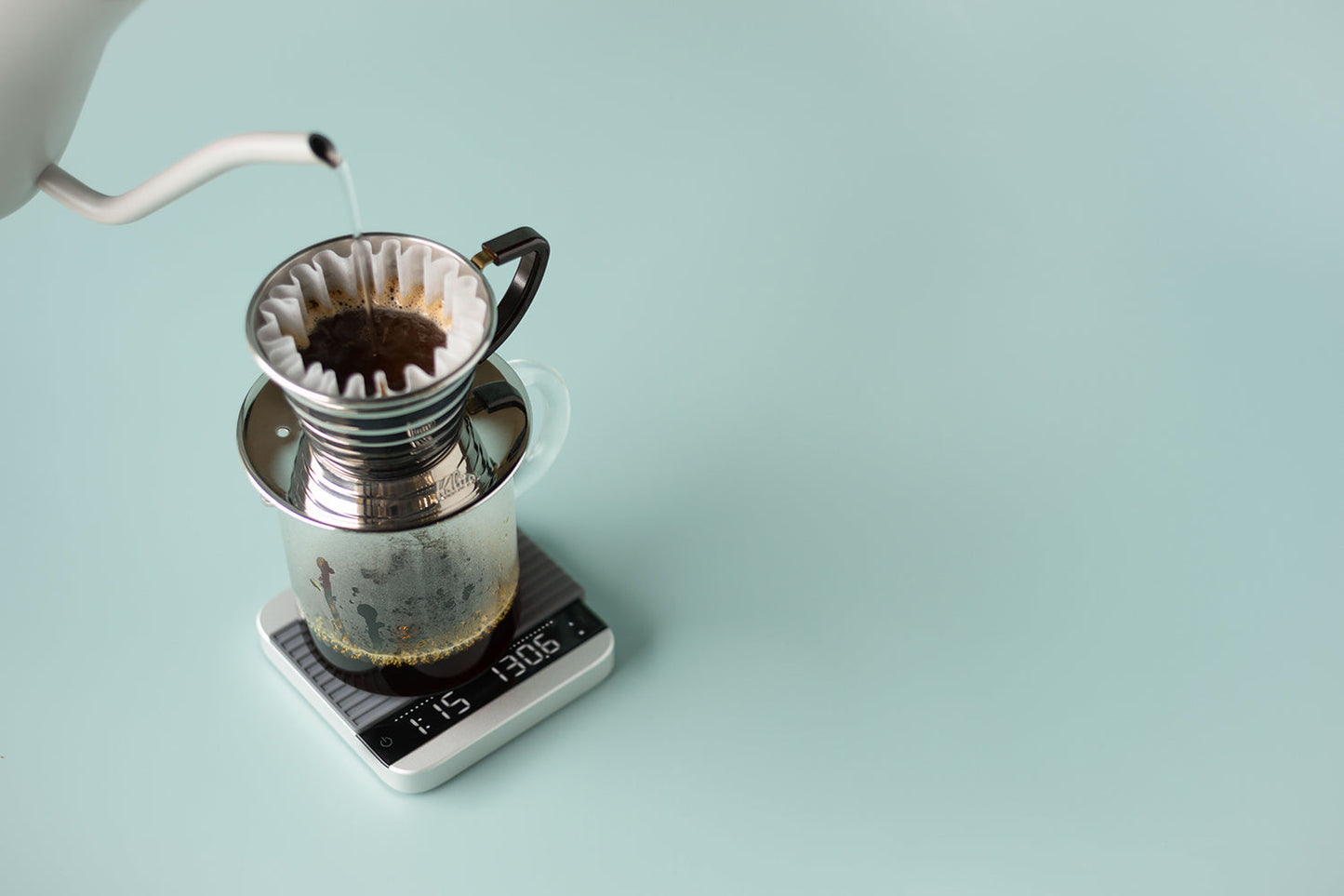 Acaia Lunar Espresso Scale - Professional Barista Scale with Flow-Rate Indicator & Auto-Brew Modes