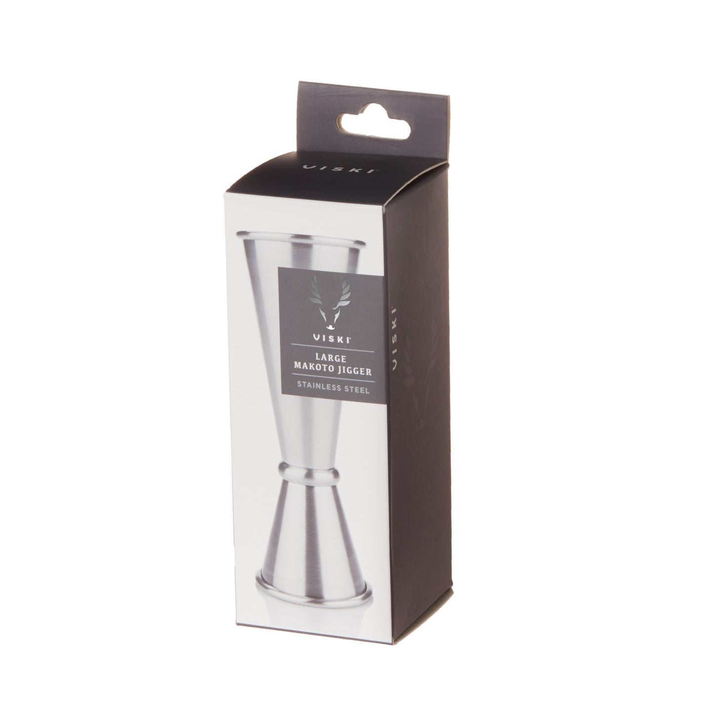 Harrison Large Makoto Jigger in Stainless Steel Viski®
