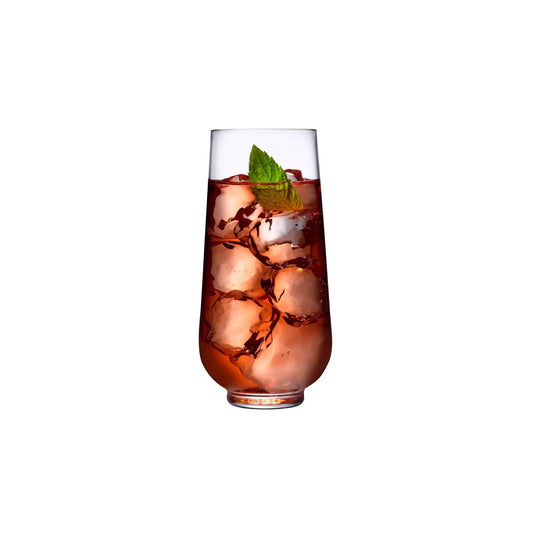 NUDE Hepburn Long Drink Glasses Set of 4 by Brad Ascalon | Barsonist