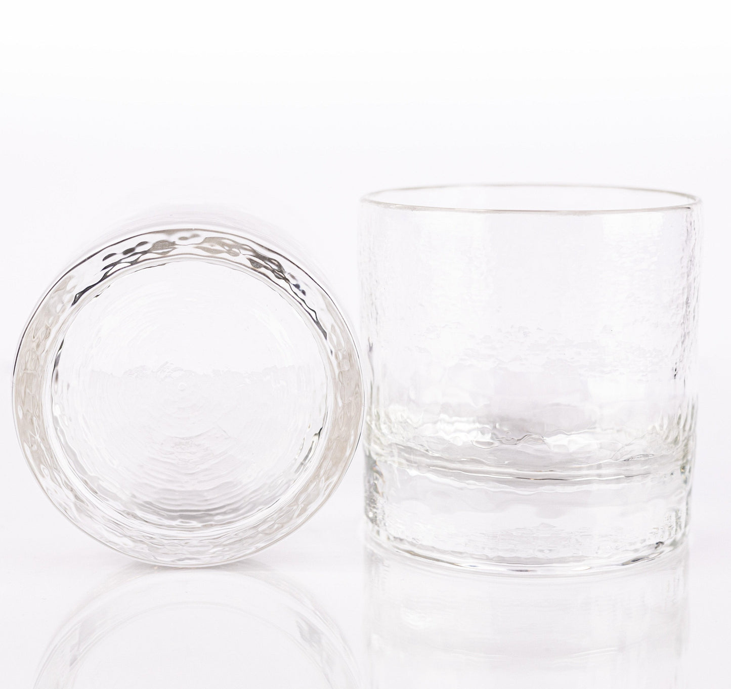 Hand-Blown Rocks Glasses – Set of 2 | Tacoma Museum of Glassblowing | Made in USA | Barsonist