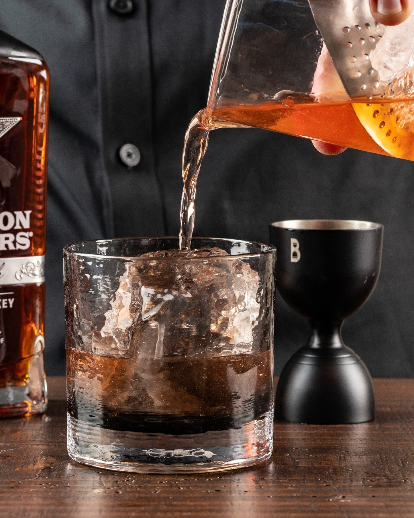 Hand-Blown Rocks Glasses – Set of 2 | Tacoma Museum of Glassblowing | Made in USA | Barsonist