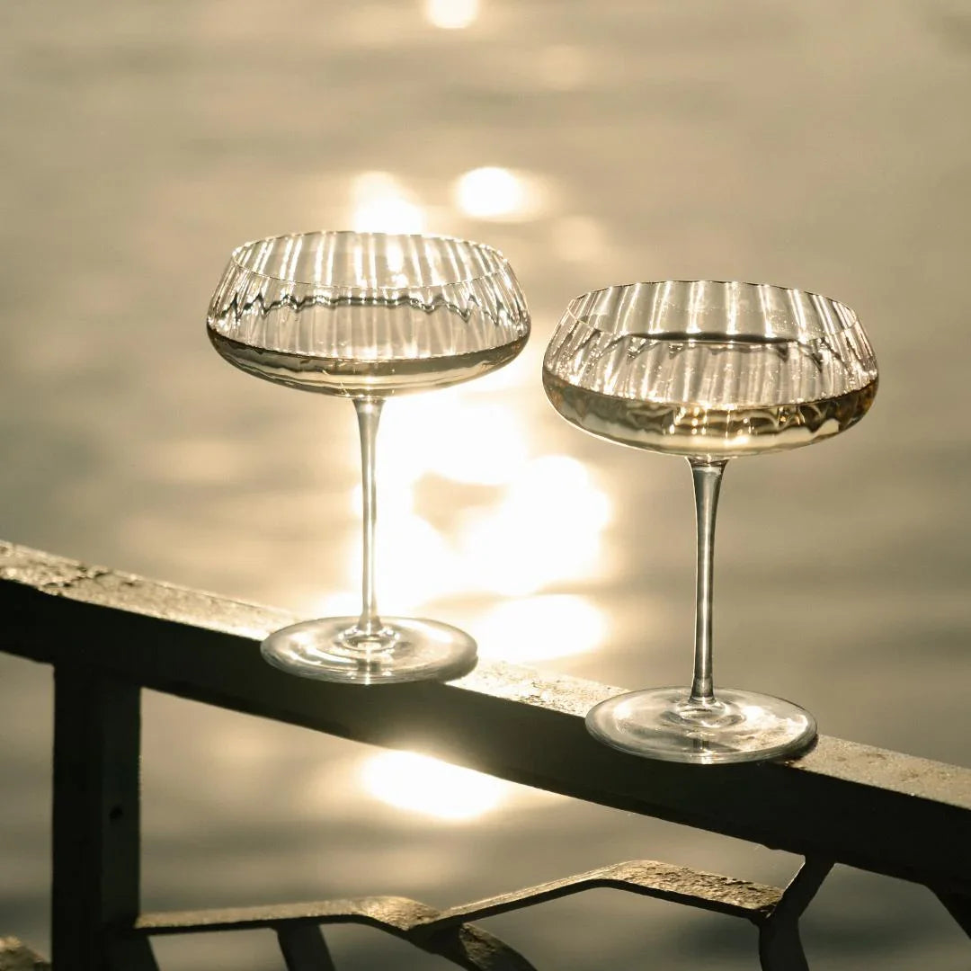 NUDE Round Up Champagne Coupe Set of 2 | Barsonist