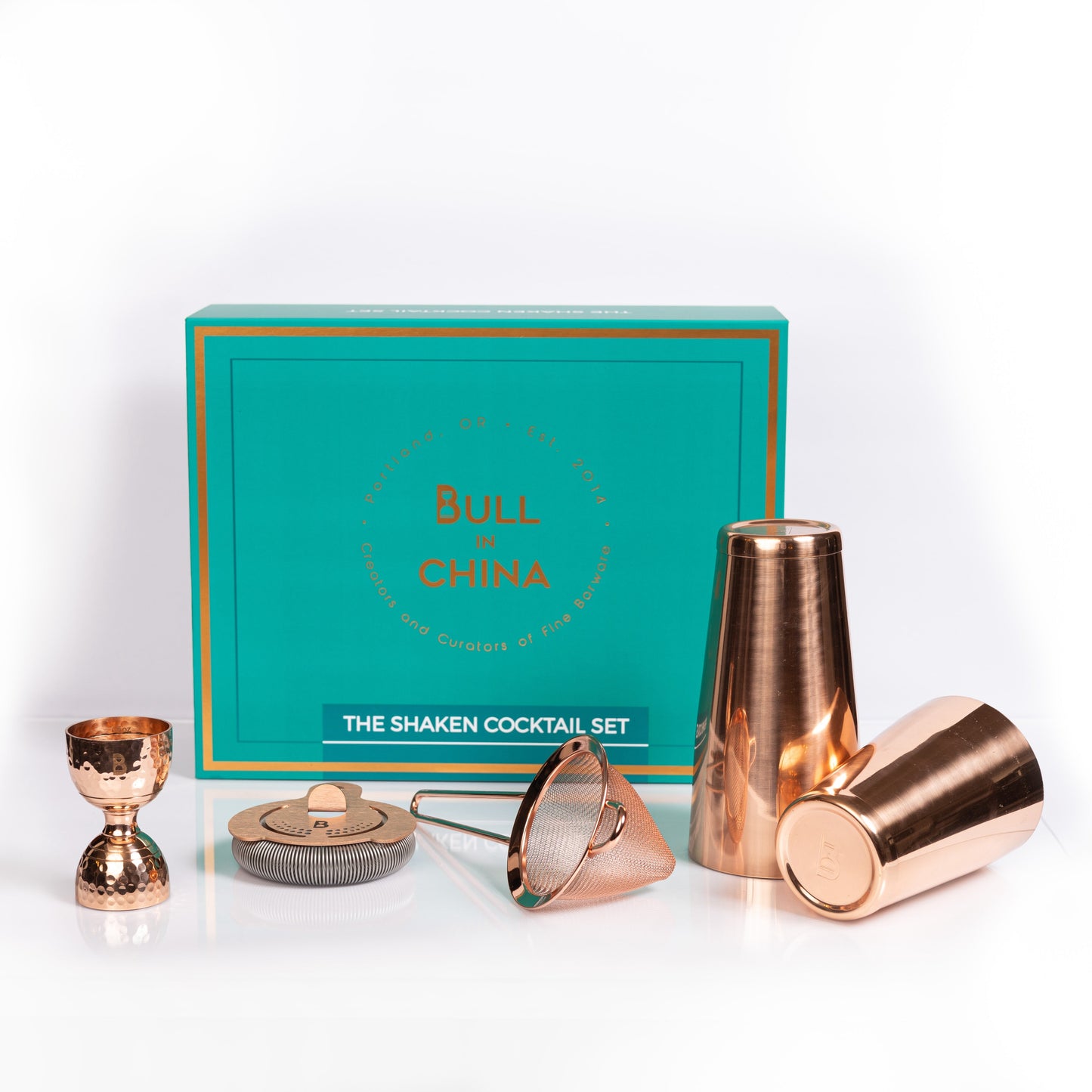 Shaken Cocktail Tool Set - 5-Piece Professional Bartender Kit | Barsonist