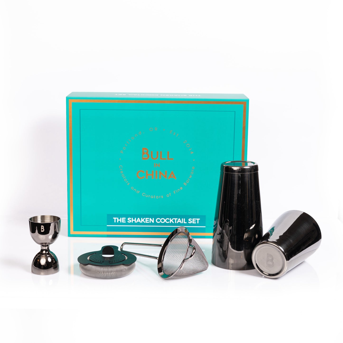 Shaken Cocktail Tool Set - 5-Piece Professional Bartender Kit | Barsonist