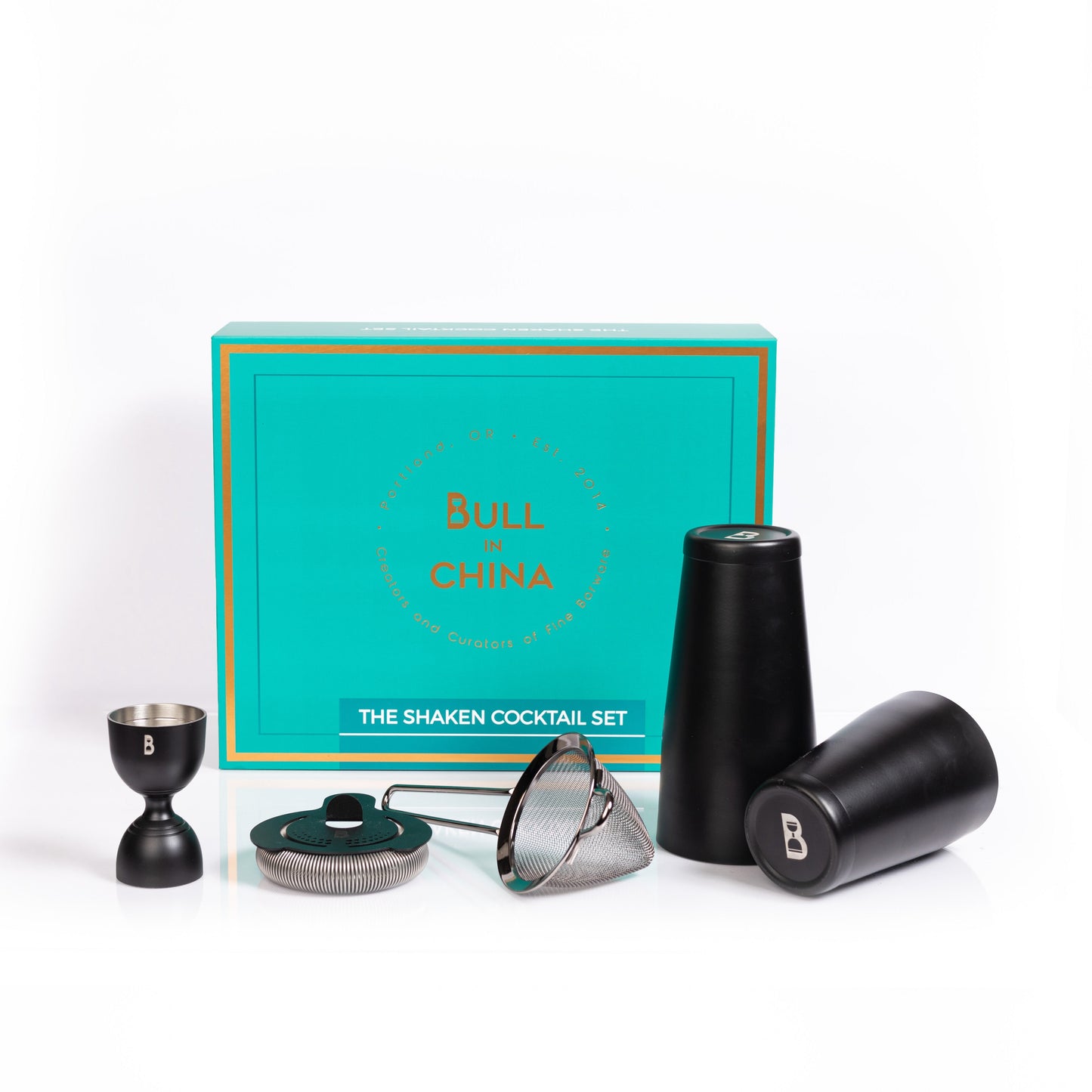 Shaken Cocktail Tool Set - 5-Piece Professional Bartender Kit | Barsonist