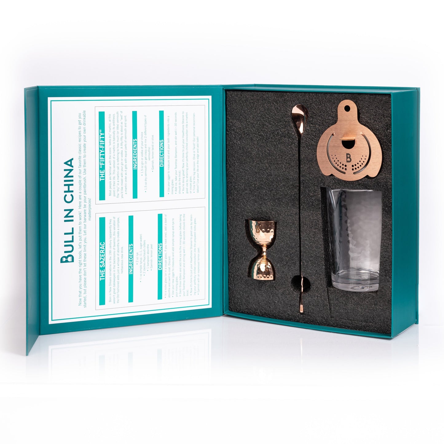 Stirred Cocktail Tool Set - 4-Piece Professional Home Bar Kit | Barsonist
