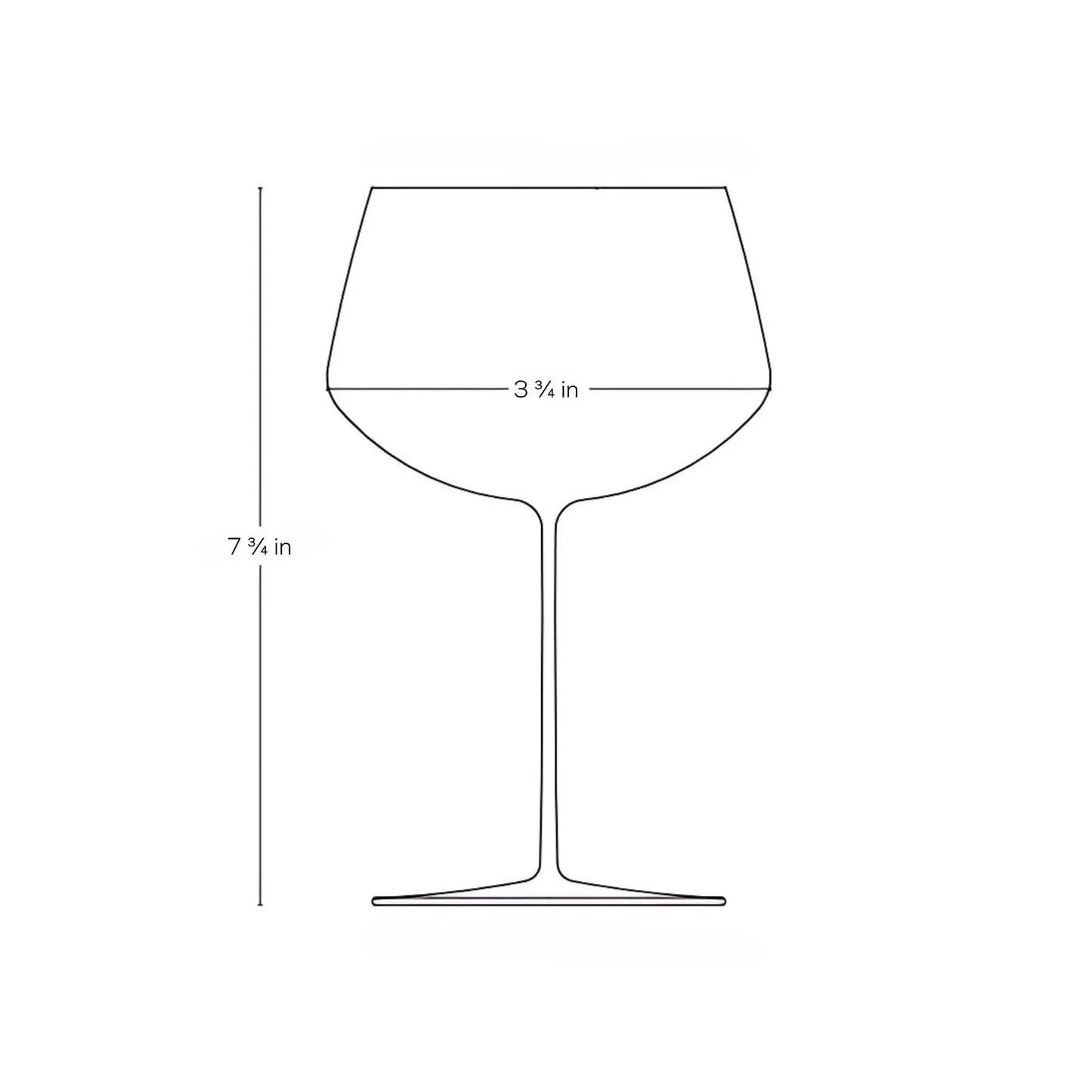 NUDE Stem Zero Full Bodied White Wine Glass | Barsonist