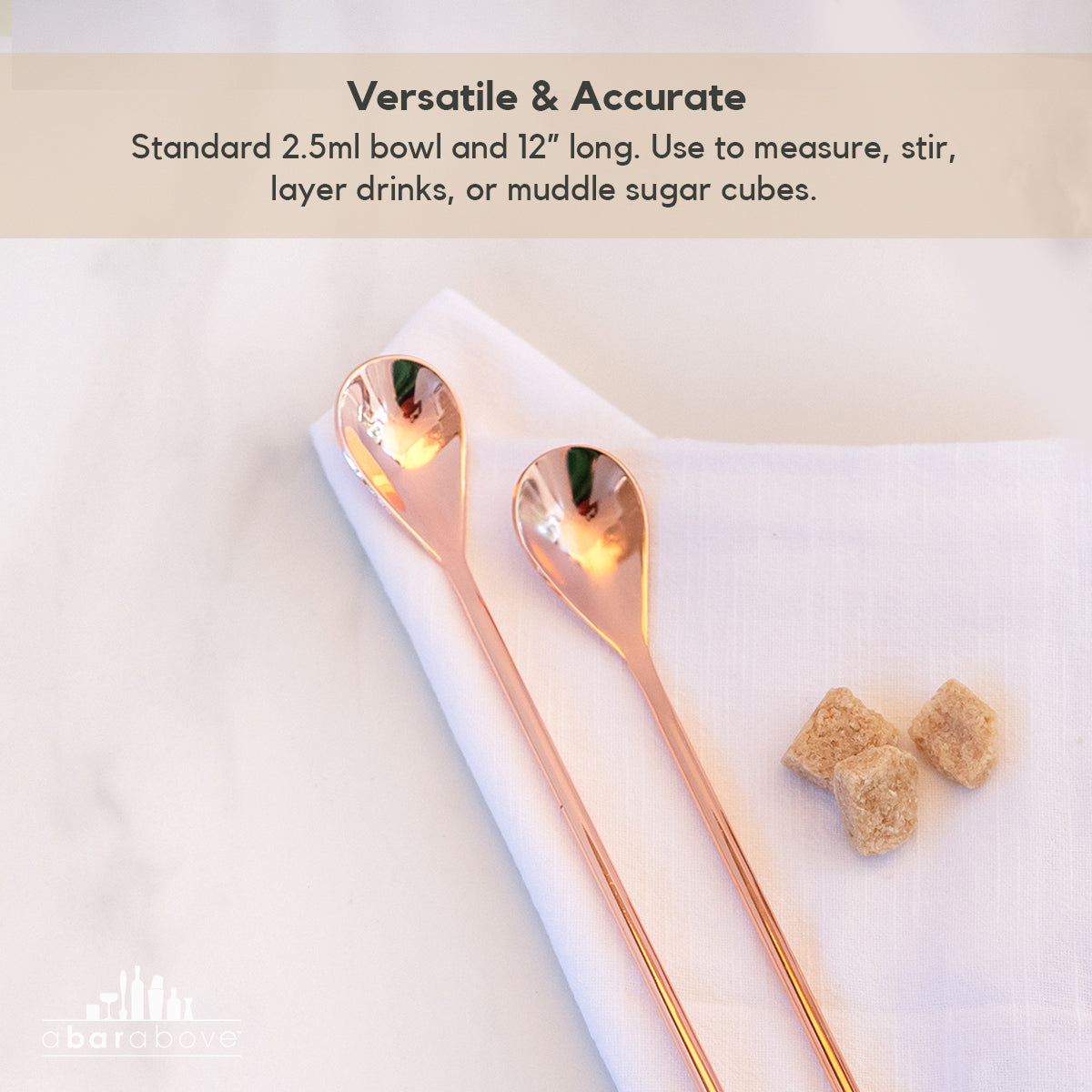 Antique Copper Standard Bar Spoons | Barsonist