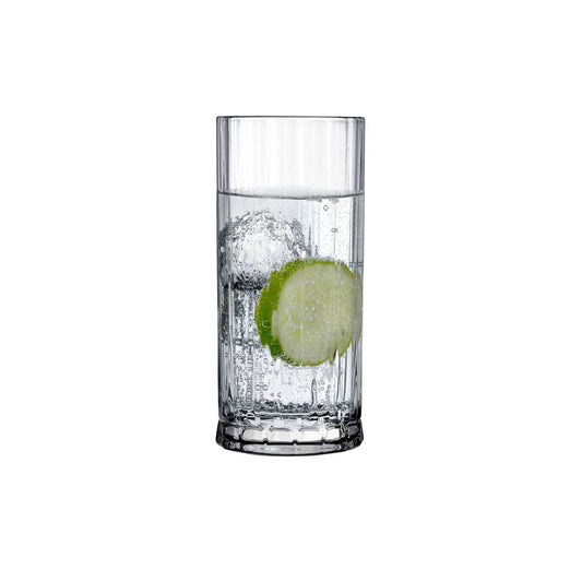 NUDE Wayne Highball Glasses Set of 4 - 12.2oz Crystal Glasses | Barsonist