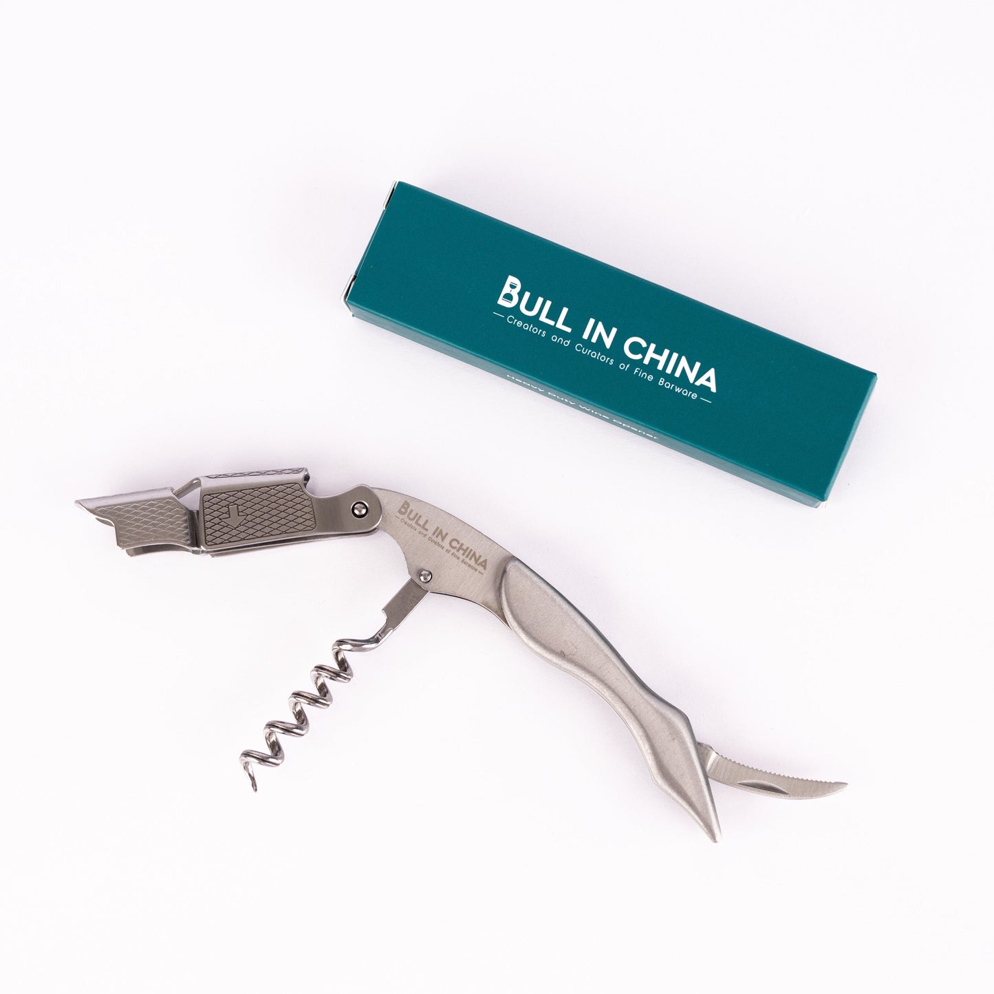 Professional Wine Key - Double-Hinged Waiter's Corkscrew | Barsonist