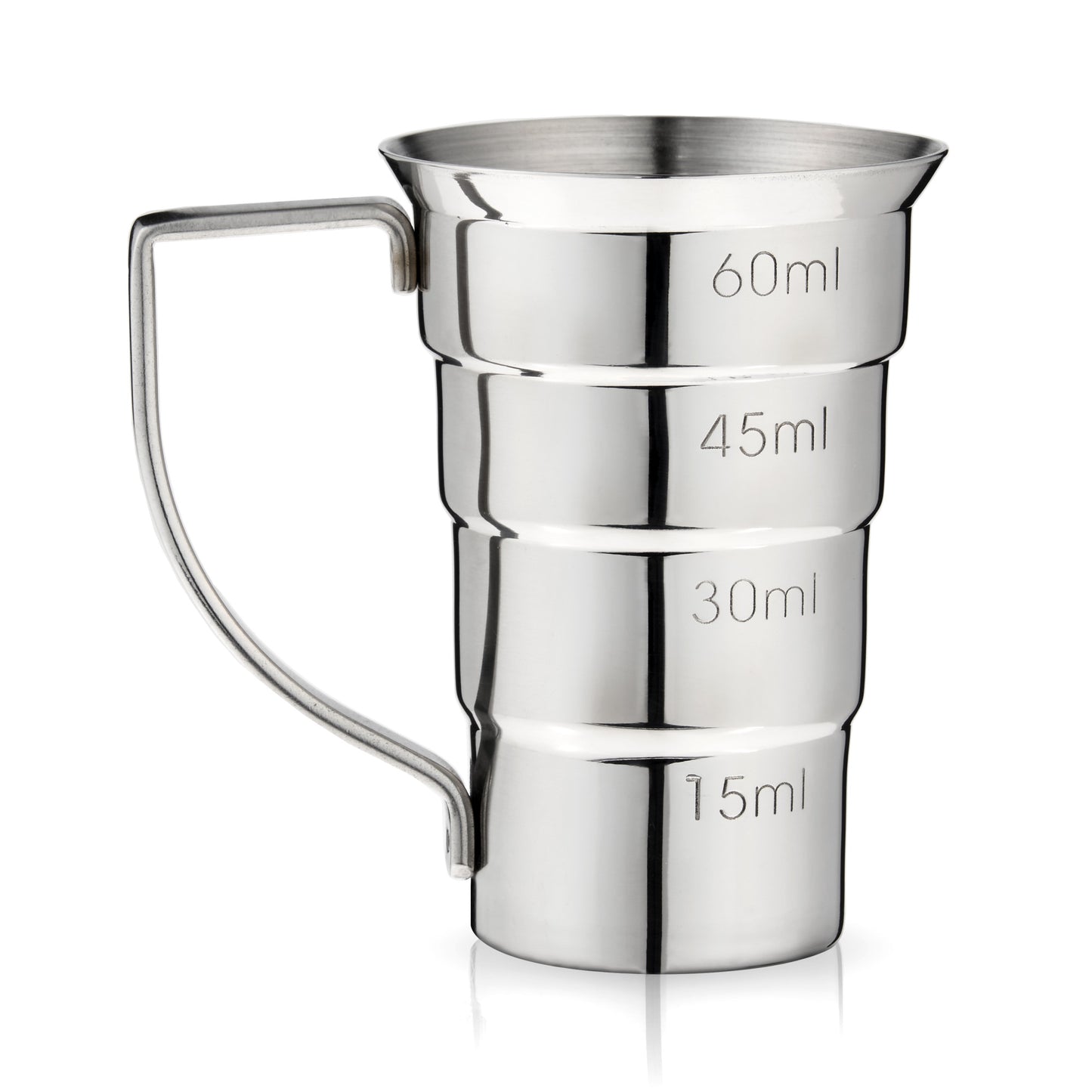 Harrison Stainless Steel Stepped Jigger Viski®